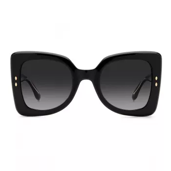 ISABEL MARANT Moteriški akiniai nuo saulės IM-0120-S-807 – stačiakampis acetatinis rėmelis, pilki polikarbonatiniai lęšiai, 52 mm
