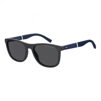 TOMMY HILFIGER TH-2042-S-FLL Vyriški stačiakampiai akiniai nuo saulės Havana Ruda 54/18/145 mm