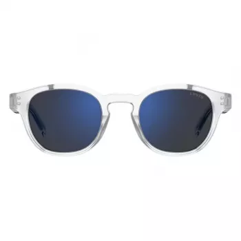 LEVI'S LV-5060-S-2M4 Vyriški stačiakampiai akiniai nuo saulės Havana rėmelis, rudi lęšiai 48mm