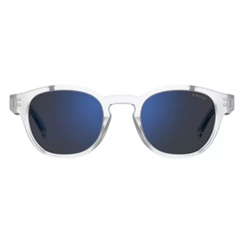 LEVI'S LV-5060-S-2M4 Vyriški stačiakampiai akiniai nuo saulės Havana rėmelis, rudi lęšiai 48mm