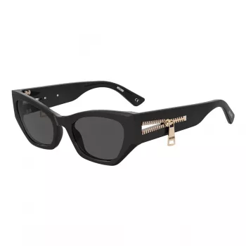 MOSCHINO Moteriški Akiniai Nuo Saulės MOS159-S-807 Drugelio Formos Acetato Rėmeliu Pilkais Gradientiniais Lęšiais 55/21/140 mm UV400