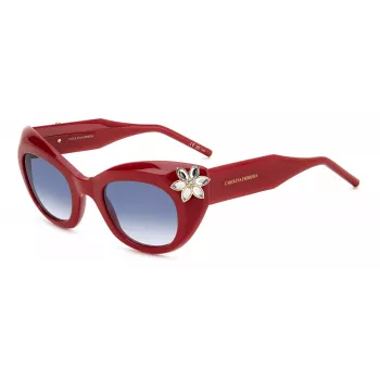 CAROLINA HERRERA Moteriški katės akies akiniai nuo saulės HER0215SC9A - Havana/Brown Gradient 50/25/140 mm