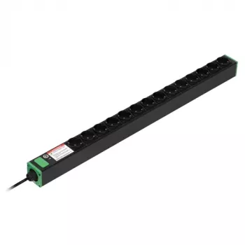 APC Schneider Easy Rack Basic PDU 1U 16A 12x C13 230V Black