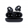 „Happy Plugs Clip“ belaidžiai atviro tipo ausinės su užsegimu (juodos)