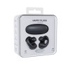 „Happy Plugs Clip“ belaidžiai atviro tipo ausinės su užsegimu (juodos)