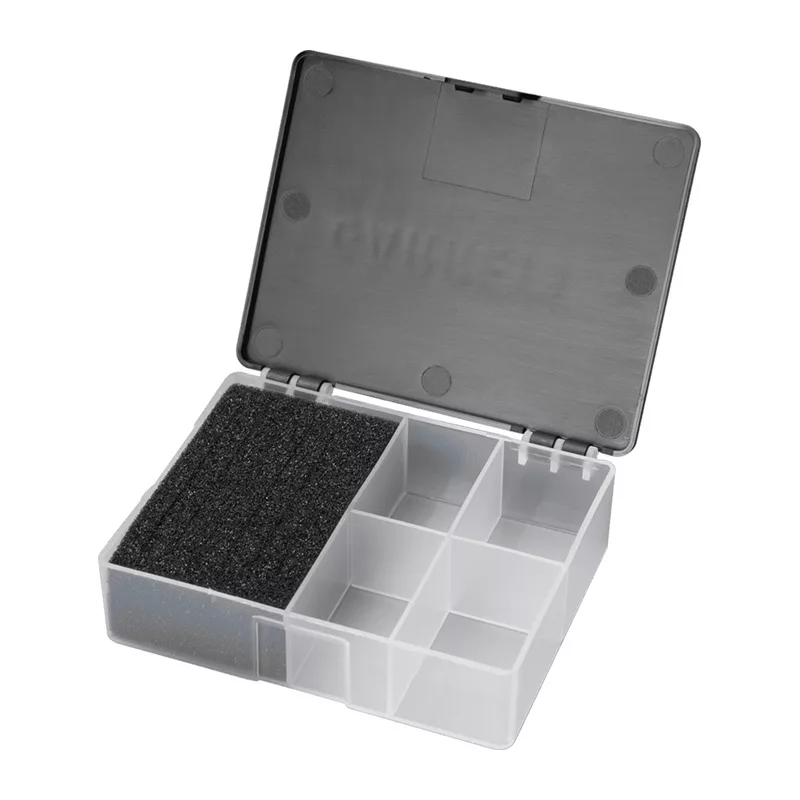 GARRETT Keepers Find Box – juoda, 4 skyrių dėžutė radiniams saugoti