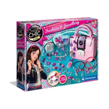 Clementoni Crazy Chic DIY rinkinys: „Crazy Handbag“ su karoliukais ir apyrankėmis 17651