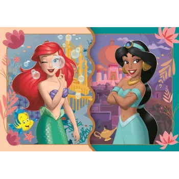 Clementoni Super Color Disney Princesses 2x20 Piece Jigsaw Puzzle