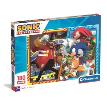 Clementoni 31755 Super Color Puzzle Sonic The Hedgehog 180 Pieces