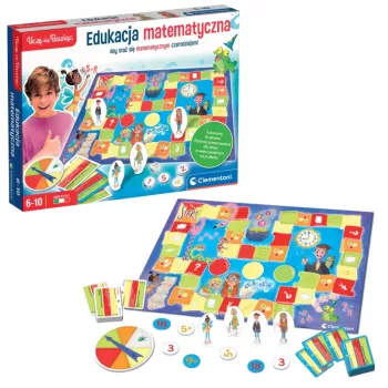 Clementoni Naukowa Zabawa edukacinė stalo žaidimų matematika Mokykis žaisdamas 50778