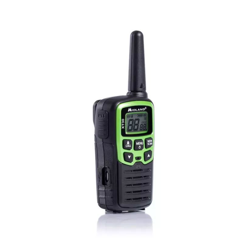 Midland XT30 2x PMR446 racijos rinkinys žalias