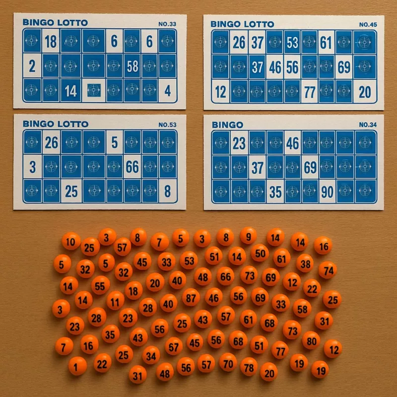 Koala Games G2592 bingo – 75 rutuliai, 48 kortelės, 150 žymų, metalinis narvas, šeimos žaidimas