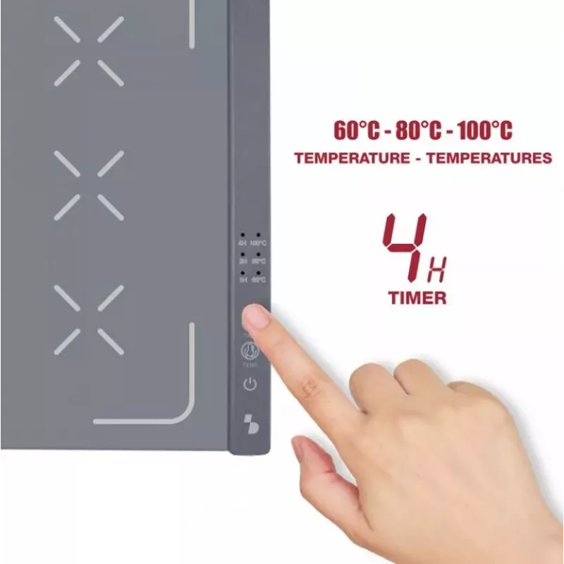 BEPER P101TEM100 elektrinis paklodinis šildytuvas viengulei lovai 150x80 cm 60 W baltas