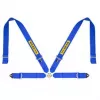 SABELT SIM RACING Sabelt Sim Seatbelts, 4-Point Harness, Adjustable, Compatible with P, S and X Series - Blue