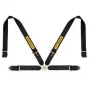 SABELT SIM RACING Sim Seatbelts Kit, 4-Point Harness, with Mounting Kit, Compatible with P-, S- and X-Series - Black