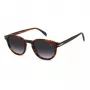 DAVID BECKHAM DB-1007-S-0CJ Vyriški kvadratiniai acetatiniai akiniai nuo saulės Havana/Grey 49/24/145 mm