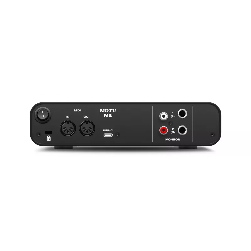MOTU M2 USB-C garso sąsaja 2x2 24-bit/192 kHz su MIDI I/O