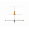 TELEVES Yagi V BIII VHF antena, 5 elementų, 174-230 MHz, 7.5 dBi, F tipo jungtis, lauko, juoda