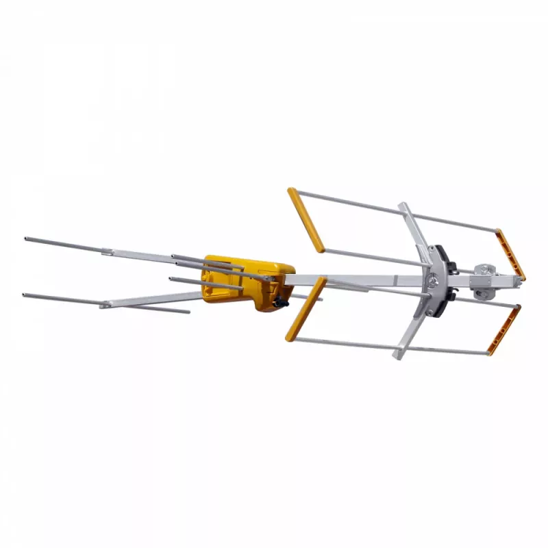 TELEVES Yagi V BIII VHF antena, 5 elementų, 174-230 MHz, 7.5 dBi, F tipo jungtis, lauko, juoda