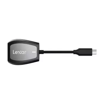 Lexar Dual-Slot SD/microSD atminties kortelių skaitytuvas, USB-C