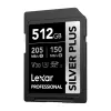 Lexar Professional SILVER PLUS SDXC 512GB atminties kortelė