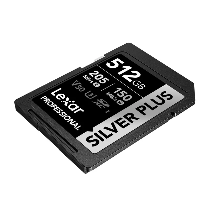 Lexar Professional SILVER PLUS SDXC 512GB atminties kortelė