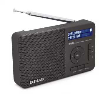 Aiwa RD-40DAB/BK Juodas DAB+ ir FM nešiojamas radijas su Bluetooth