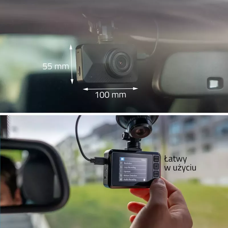 LAMAX T3 Dashcam Full HD 1080p 140° Wide Angle with G-Sensor and Parking Mode
