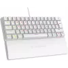 Rampage PLOWERK60 Blue Switch White Mechaninė Gaming Klaviatūra 60% RGB USB-C