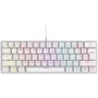 Rampage PLOWERK60 Blue Switch White Mechaninė Gaming Klaviatūra 60% RGB USB-C