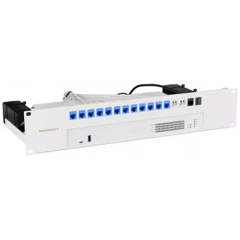 Rackmount.IT RM-SR-T16 Rack Mount Kit, skirtas SonicWall TZ300, TZ400, TZ500, TZ600, SOHO, NSA 2600, NSA 3600, NSA 4600, NSA 5600, NSA 6600 – 1U 19 colių plieninis laikiklis su jungiamaisiais kabeliais
