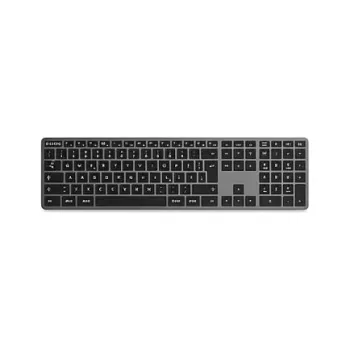 Satechi Slim X3 Bluetooth klaviatūra, Šveicariškas išdėstymas, Space Gray/Juodi klavišai