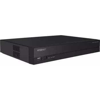 Hanwha Vision ARN-810S tinklo vaizdo registratorius 8 IP kanalams H.265 60Mbps be HDD HDMI PoE Switch