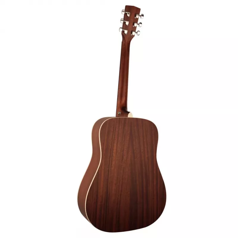 Cort Earth 70 BR akustinė gitara - Dreadnought, vientisa Sitka eglės plokštė, raudonmedžio galinė dalis ir šonai, natūralus satinas