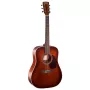 Cort Earth 70 BR akustinė gitara - Dreadnought, vientisa Sitka eglės plokštė, raudonmedžio galinė dalis ir šonai, natūralus satinas