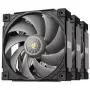 SUDOKOO Mach120 PWM Fan 3-Pack, 120mm, juoda