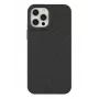 Eco Apple iPhone 12 Pro Max Silikono Dangtelis Telefono Korpuso Dėklas Juodas