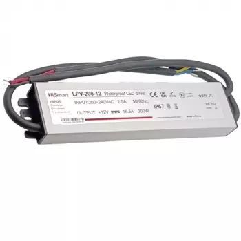 HISMART LPV-200-12 Maitinimo blokas 12V 16.5A 200W IP67