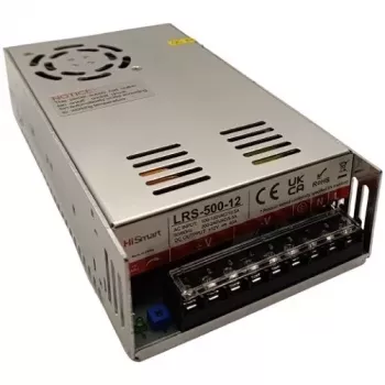 HISMART LRS-500-12 12V 40A 500W AC-DC maitinimo blokas