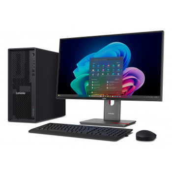 Lenovo ThinkStation P4 30KN Tower Workstation - AMD Ryzen 7 PRO 9755 3,8GHz, 64GB DDR5, 512GB NVMe SSD, NVIDIA RTX PRO 2000 16GB, Windows 11 Pro