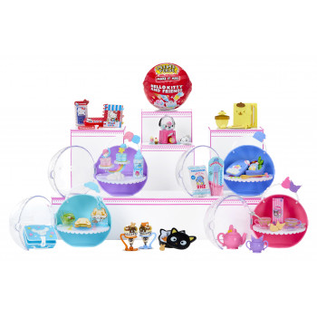 MGA's Miniverse - Make It Mini SANRIO Hello Kitty Series 4 aklosios kapsulės „pasidaryk pats“ kūrybos rinkinys
