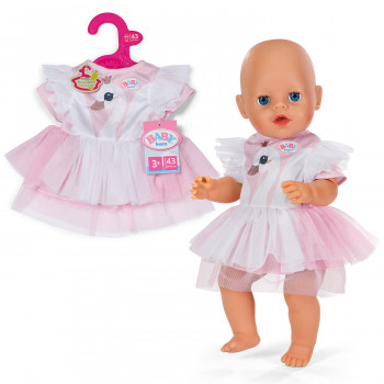 ZAPF CREATION BABY born Swan Dress 43 cm lėlės apranga