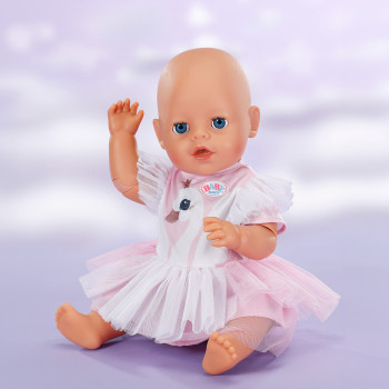 ZAPF CREATION BABY born Swan Dress 43 cm lėlės apranga