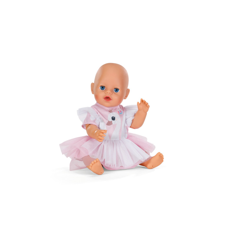 ZAPF CREATION BABY born Swan Dress 43 cm lėlės apranga