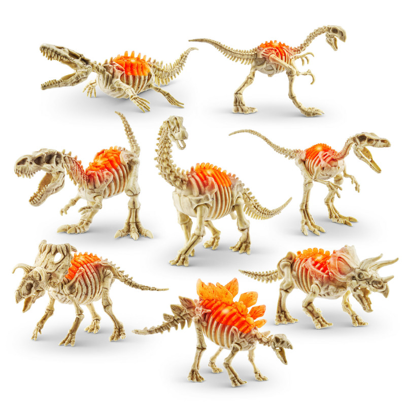 Zuru Robo Alive Mini Dino Fossil Find – kasinėjimo rinkinys su kolekcine dino figūrėle (asorti)