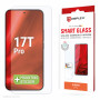 E.V.I. DISPLEX Smart Glass ekrano apsauginis stiklas, skirtas Xiaomi 13T Pro / 13T – 9H grūdintas stiklas, itin skaidrus, su montavimo rėmeliu