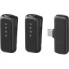 SANDBERG Streamer USB-C belaidžių mikrofonų rinkinys x2 - dviejų mikrofonų komplektas - 20 Hz - 20 kHz