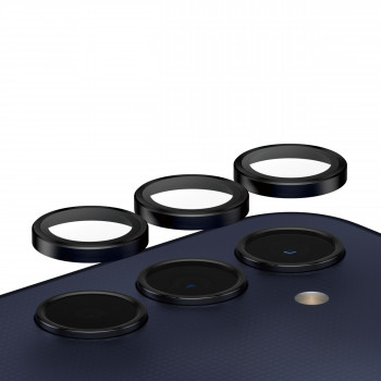 PanzerGlass Hoops fotoaparato objektyvo apsauga, skirta Samsung Galaxy A25 5G - juoda