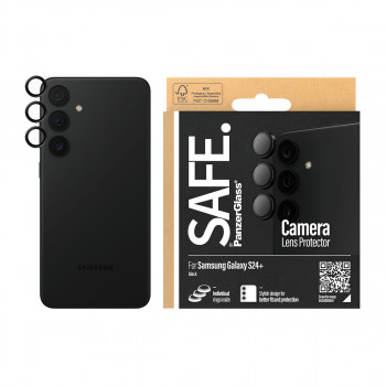 SAFE by PanzerGlass Hoops kameros objektyvo apsauga, skirta Samsung Galaxy S24+ (SM-S926B) - juoda
