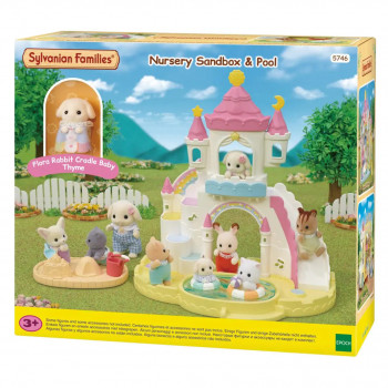 EPOCH Sylvanian Families Nursery Sandbox & Pool Playset - smėlio dėžė su baseinu